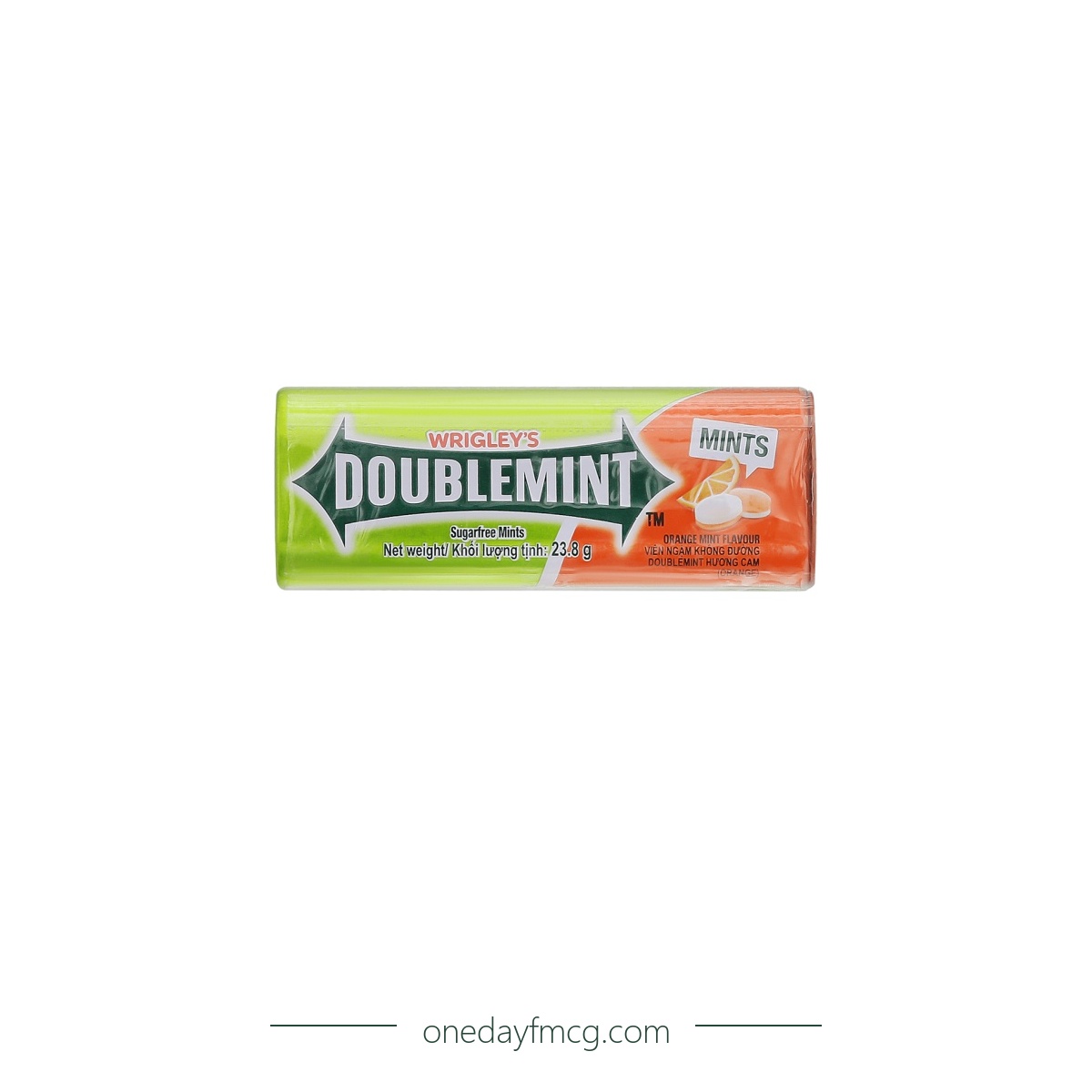 Doublemint Sugarfree Orange Flavored Candy 23.8g