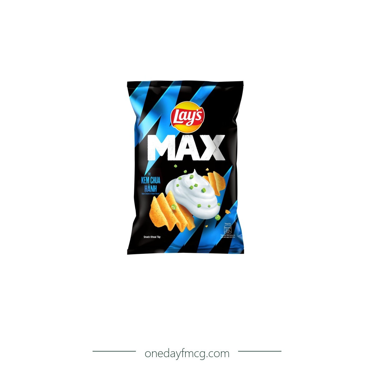 Lays Max Sour Cream & Onion Flavored Potato Chips 42g