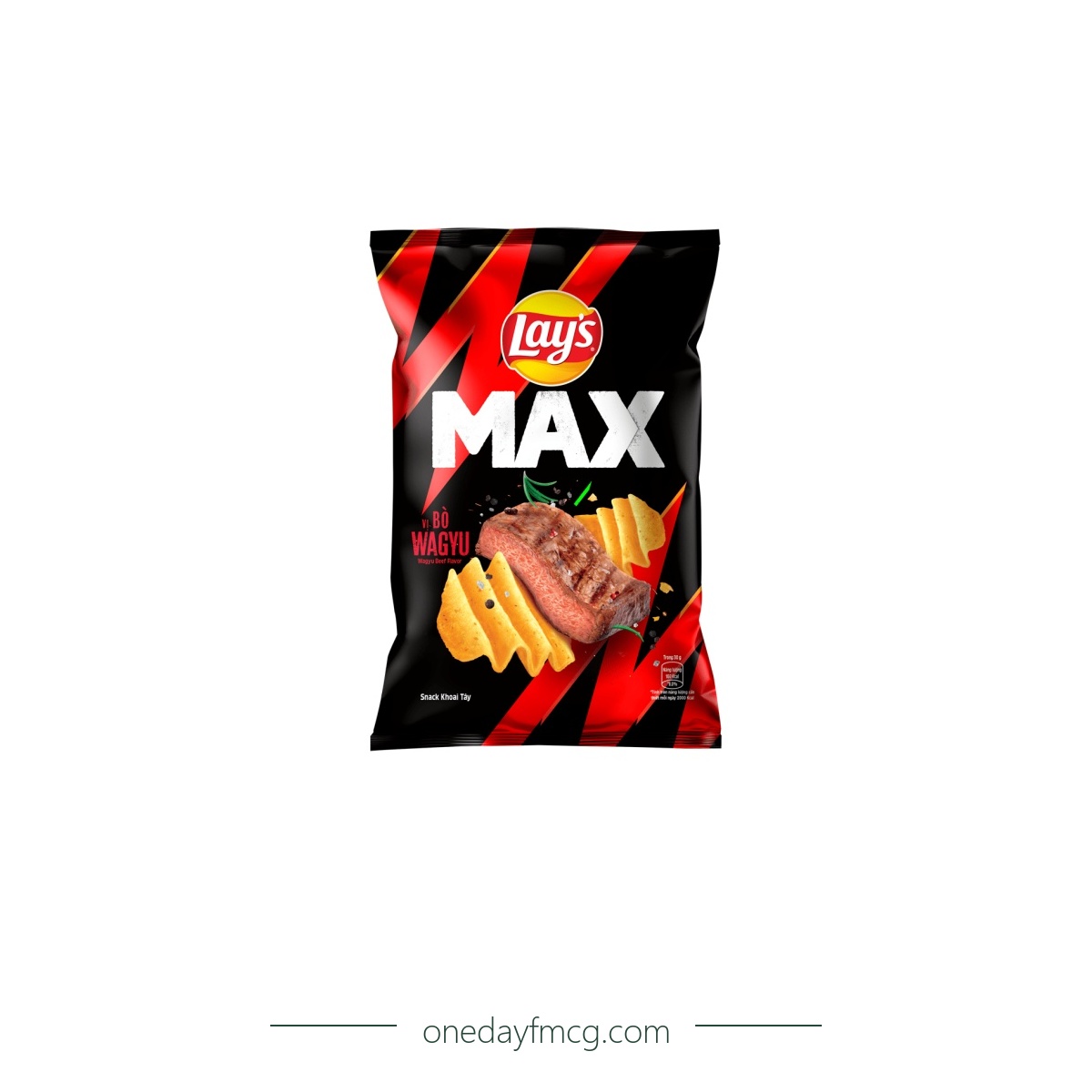 Lays Max Wagyu Beef Flavored Potato Chips 42g