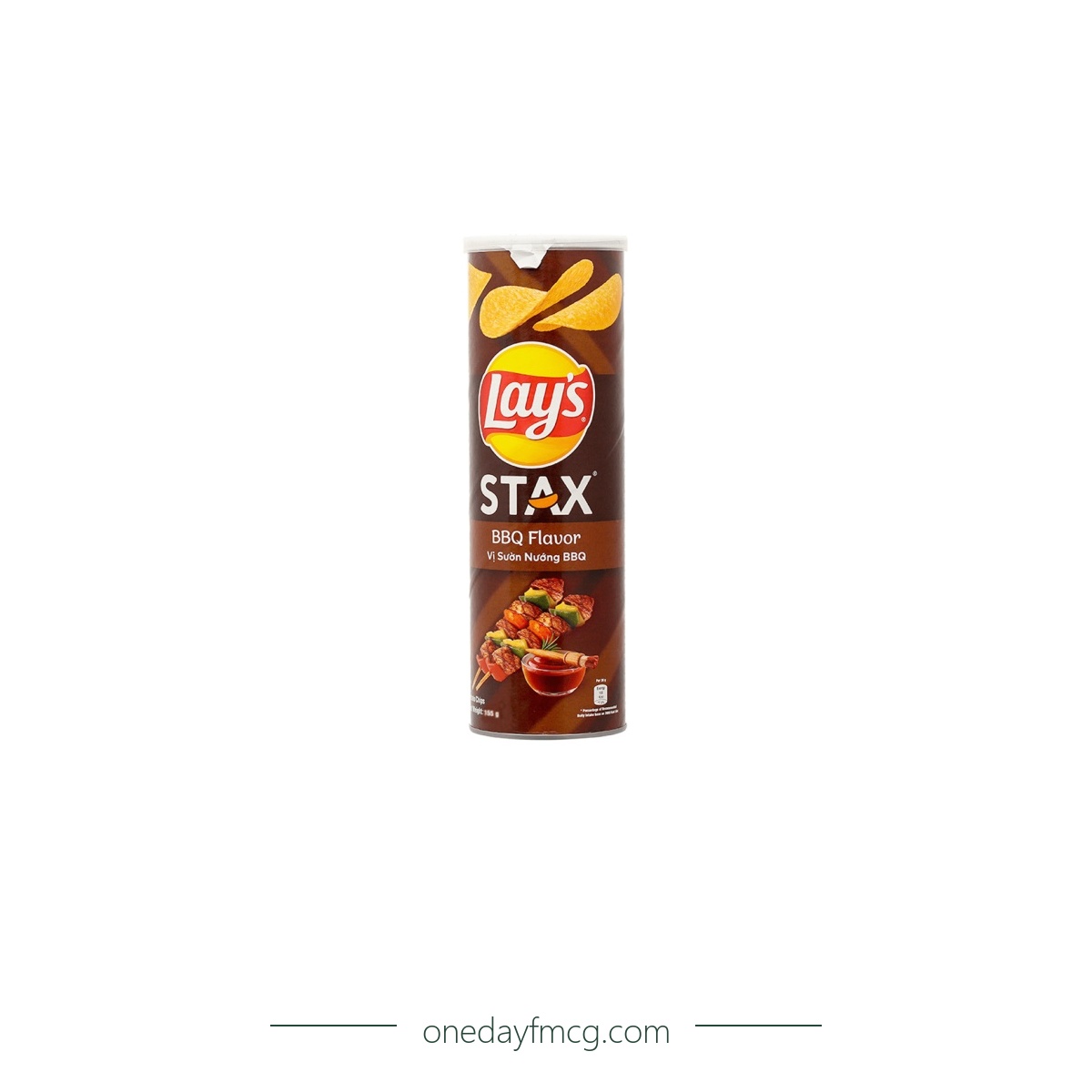 Lays Stax BBQ Flavored Potato Chips 155g
