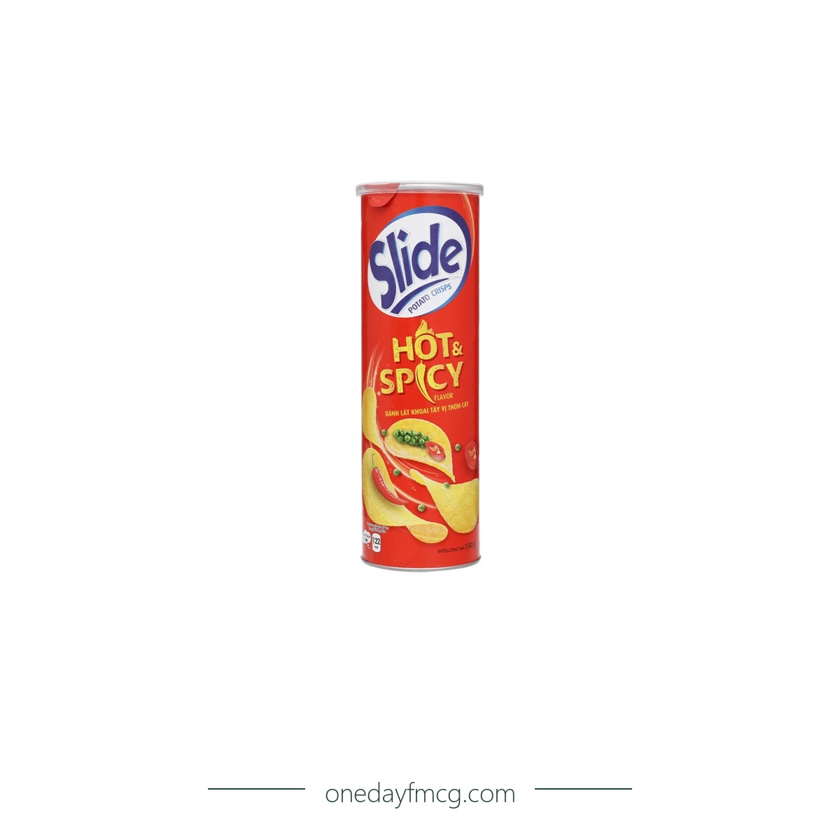 Slide Potato Chips Hot & Spicy Flavored 150g