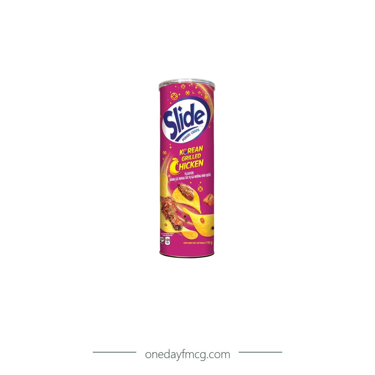 Slide Potato Chips Korean Grilled Chicken Flavored 150g
