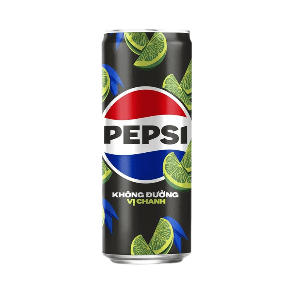 Pepsi Cola Zero Calories Lime Soft Drink 320ml
