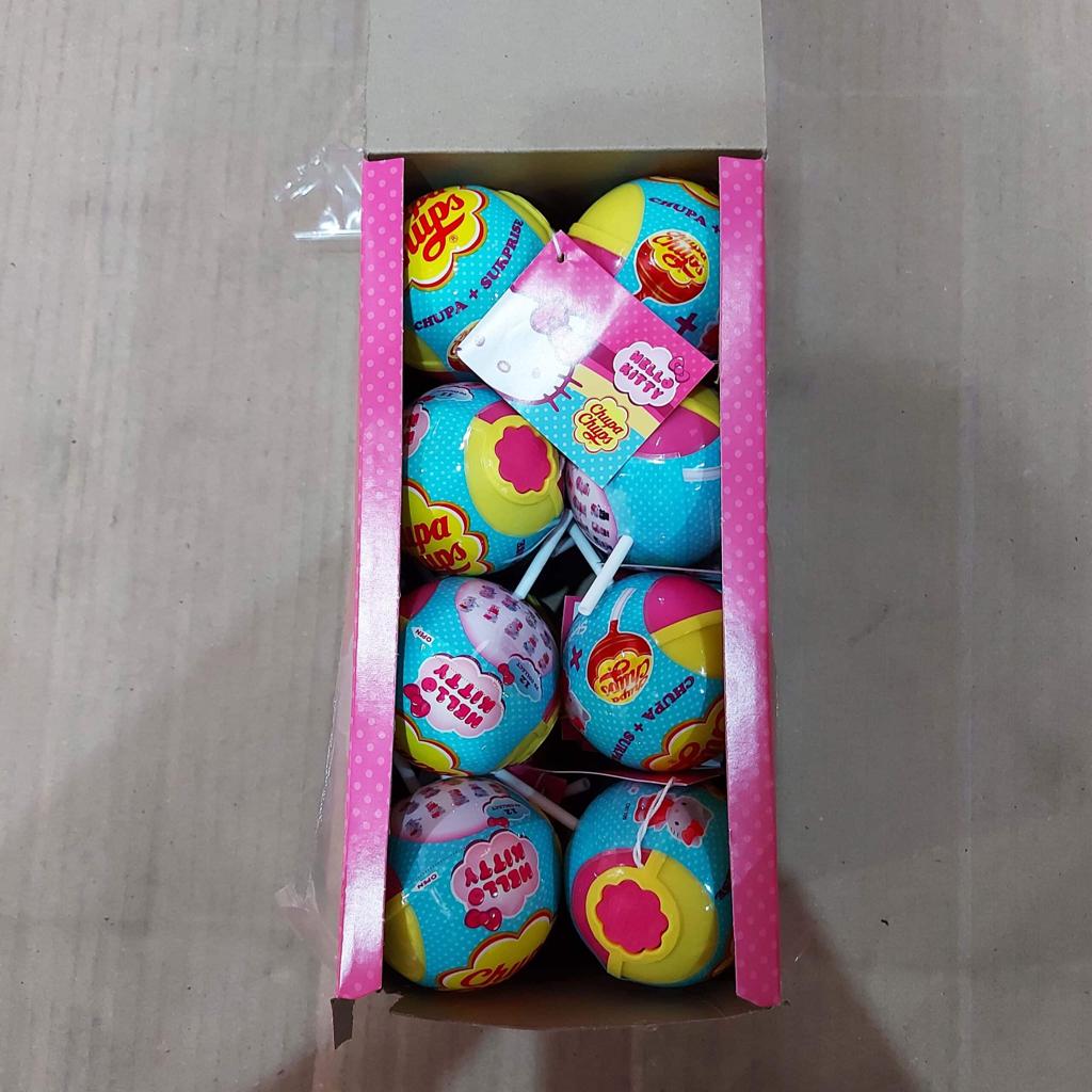 Chupa Chups Lollipop Strawberry Surprise Hello Kitty 12g