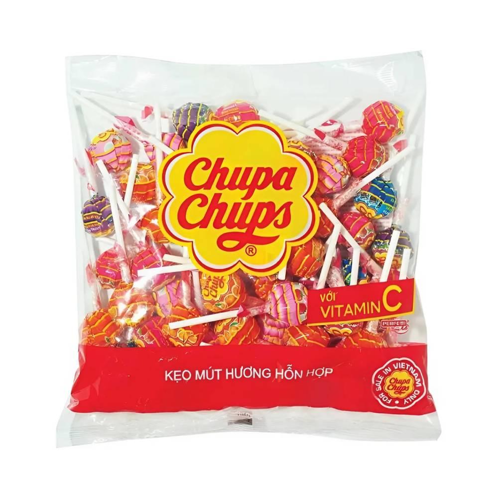 Chupa Chups Lollipops Mixed Flavors The Best Item 558g x 18 Bags