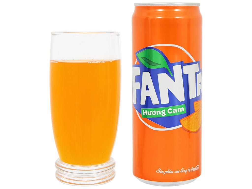Fanta Orange Flavored Soft Drink 320mL