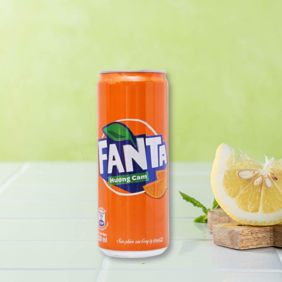 Fanta Orange Flavored Soft Drink 320mL