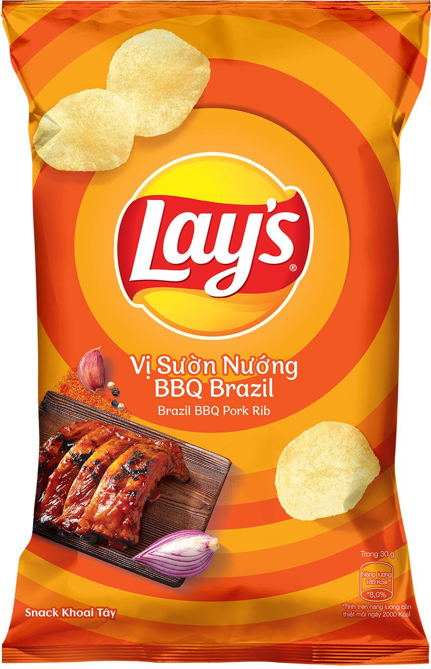 Lay's Brazilian Baked Ribs Flavored Potato Chips 30g