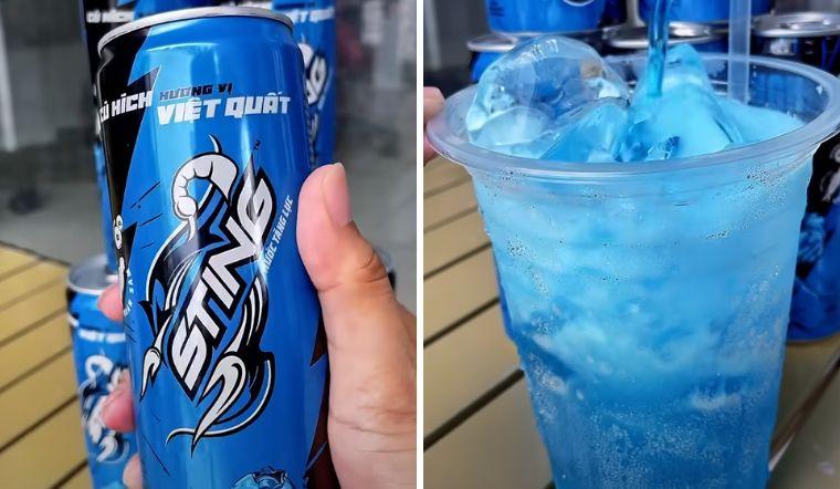 Sting Energy Drink Blueberry 320mL