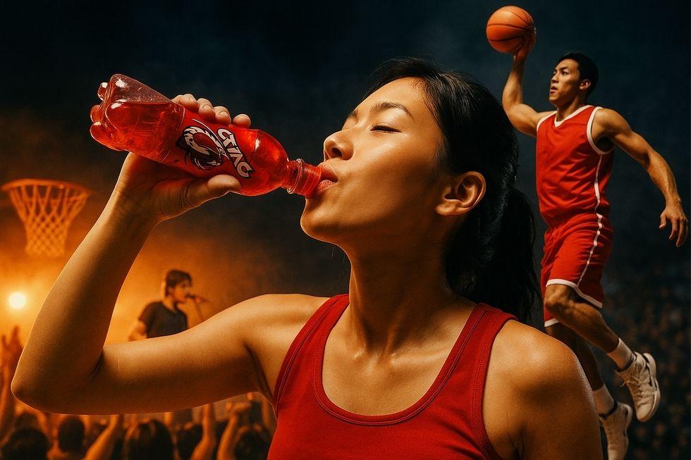 Sting Energy Drink Strawberry 320mL