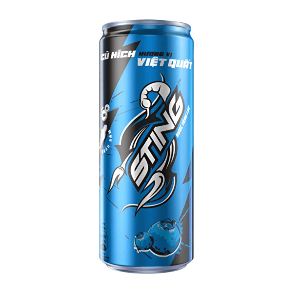Sting Energy Drink Blueberry 320mL
