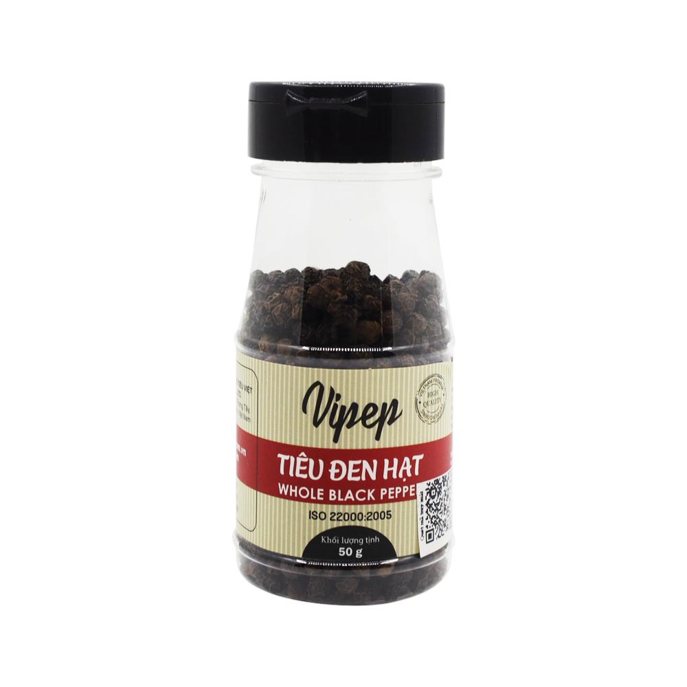 Vipep Farmers Organic Black Pepper 50g x 10 Bags