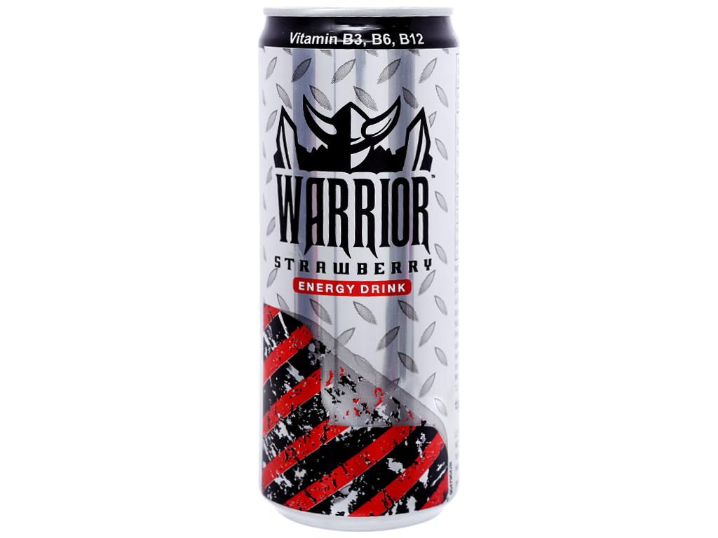 Warrior Energy Drink 330ml - Strawberry